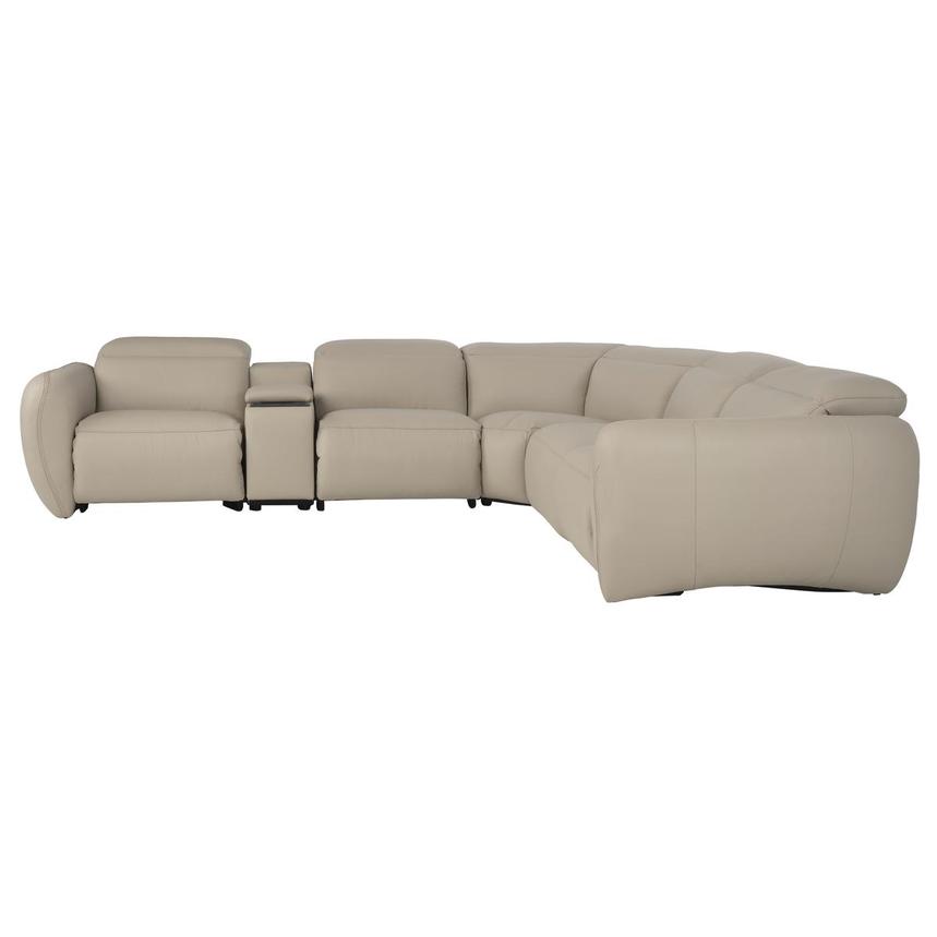 Baloo Leather Power Reclining Sectional with 6PCS/3PWR  alternate image, 4 of 12 images.