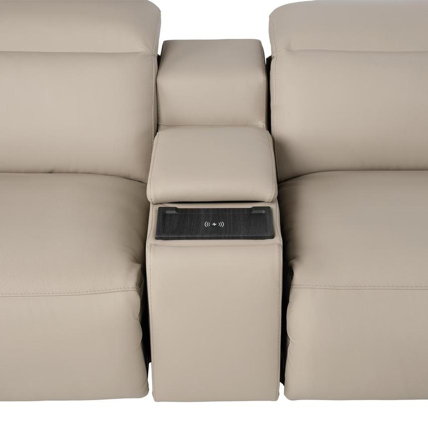 Baloo Leather Power Reclining Sectional with 7PCS/3PWR  alternate image, 5 of 12 images.