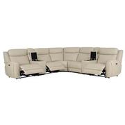 Miata Leather Power Reclining Sectional with 7PCS/3PWR  alternate image, 2 of 12 images.