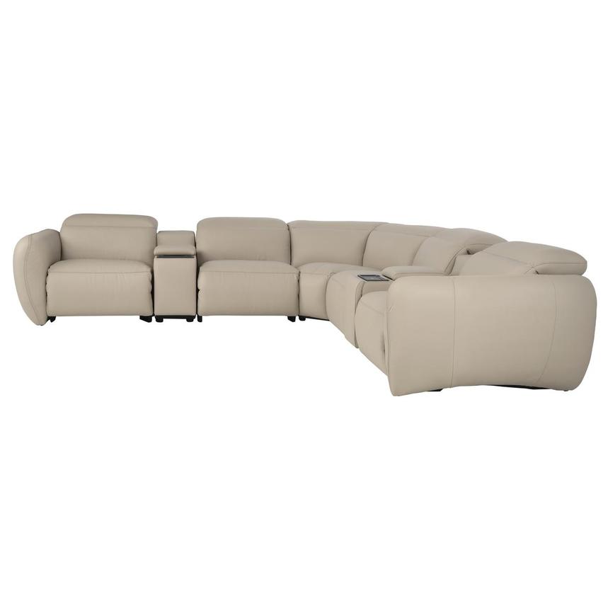 Baloo Leather Power Reclining Sectional with 7PCS/3PWR alternate image, 4 of 12 images.