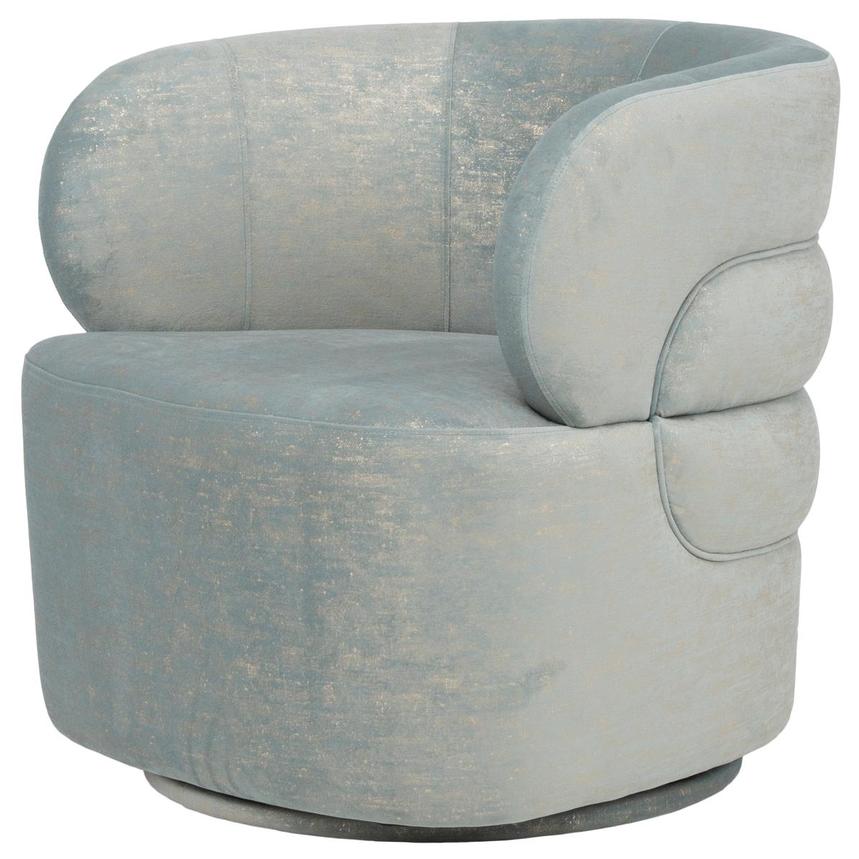 Julio Light Blue Accent Chair  main image, 1 of 8 images.