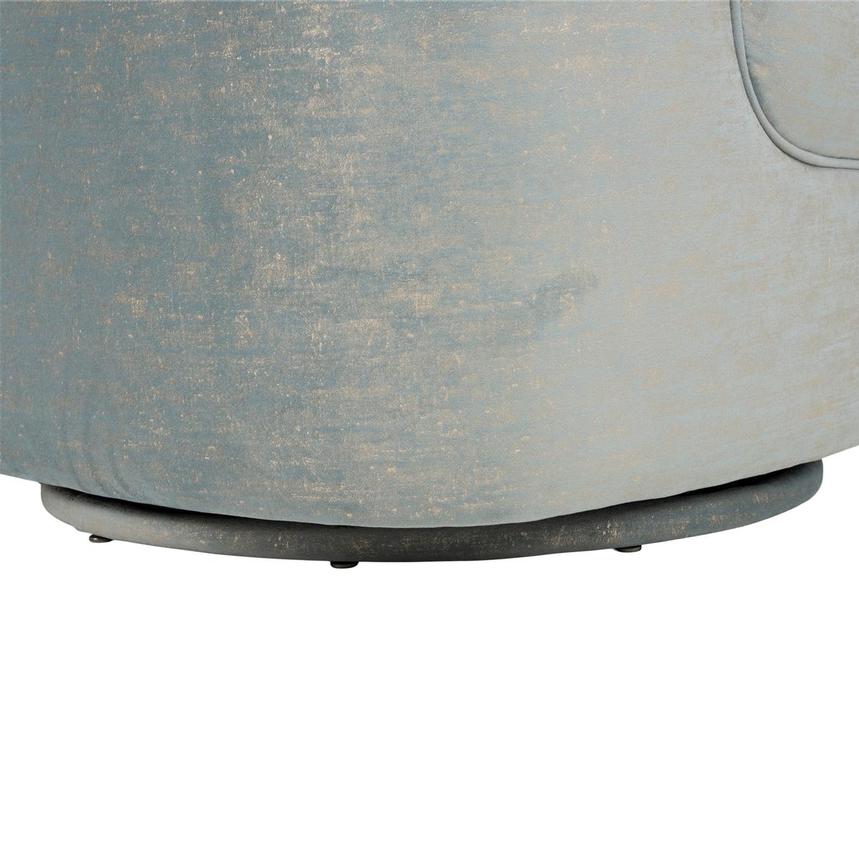Julio Light Blue Accent Chair alternate image, 7 of 8 images.