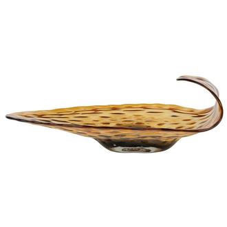 Tioga Amber Glass Bowl