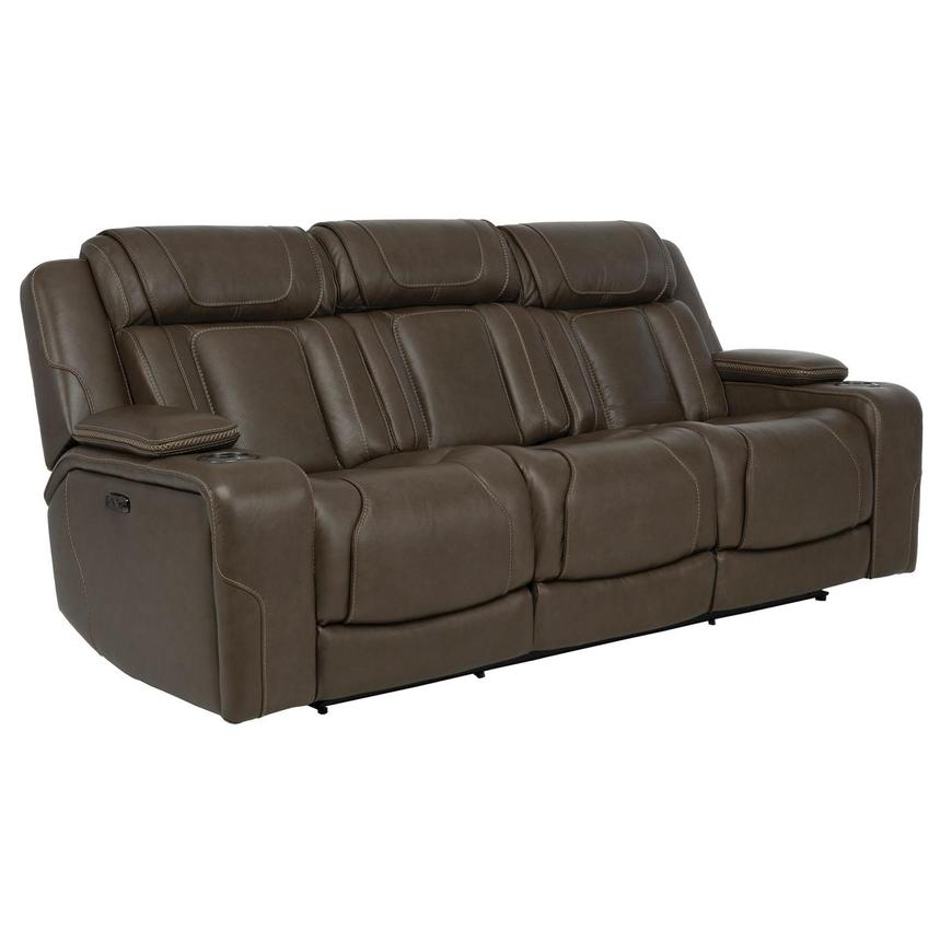 Aston Leather Power Reclining Sofa  alternate image, 3 of 15 images.