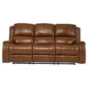 Durham Tan Leather Power Reclining Sofa  main image, 1 of 9 images.