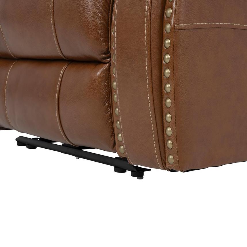 Durham Tan Leather Power Recliner alternate image, 9 of 11 images.
