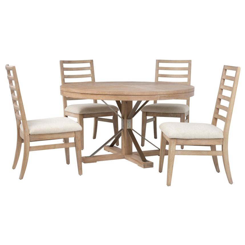 Wayne 5-Piece Round Dining Set  main image, 1 of 15 images.