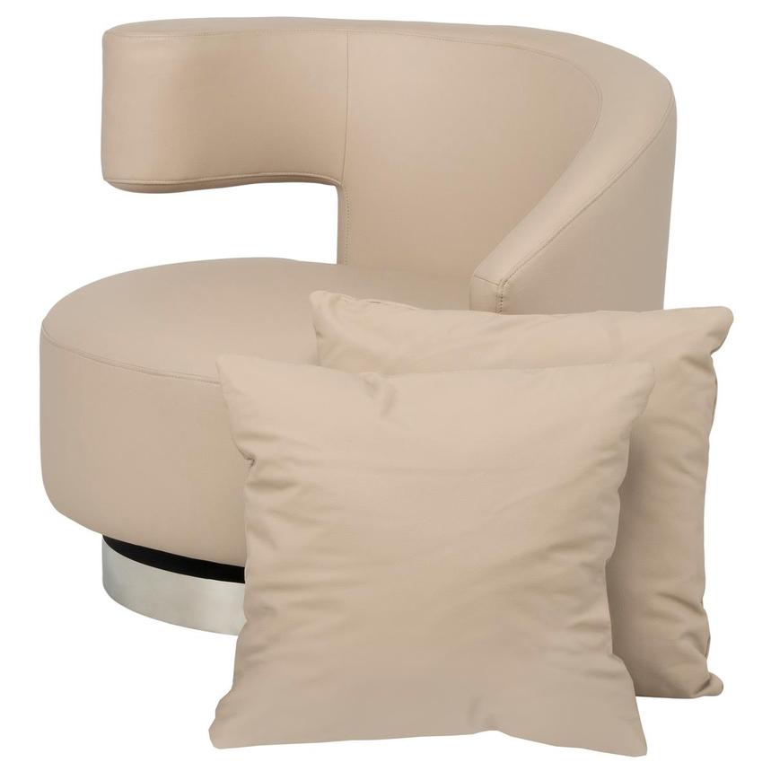 Okru III Taupe Accent Chair w/2 Pillows El Dorado Furniture