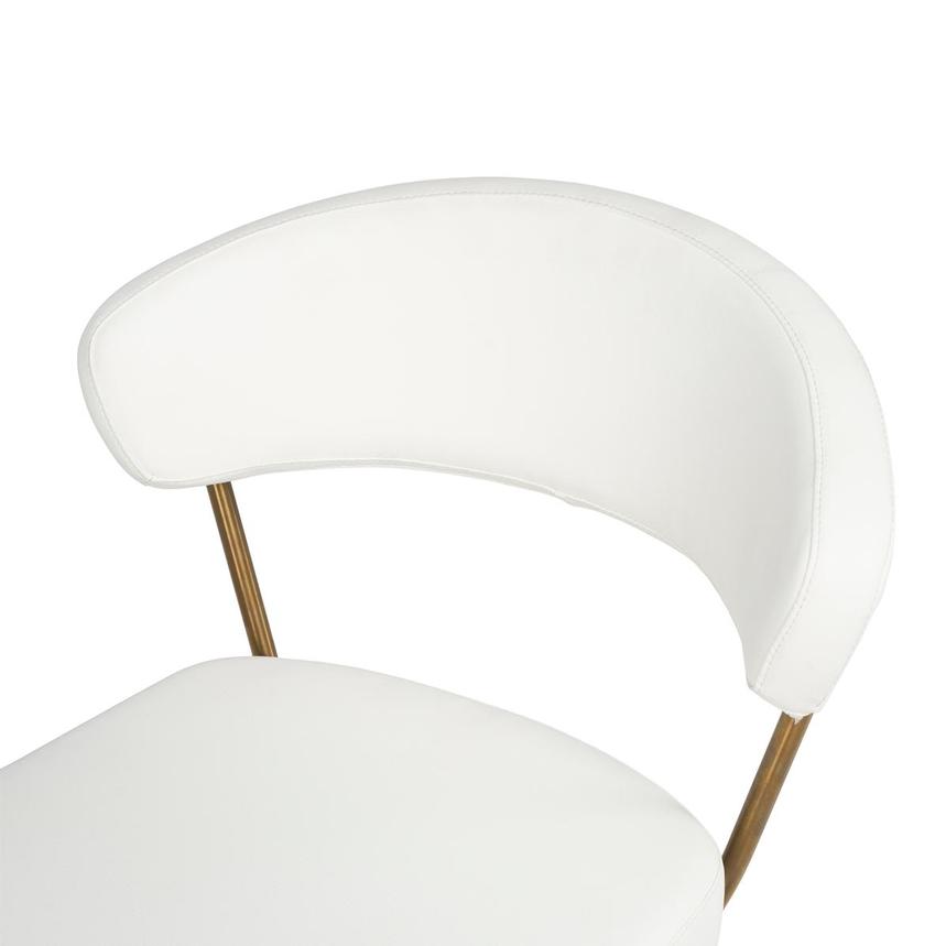 Bold White/Gold Adjustable Stool  alternate image, 6 of 9 images.