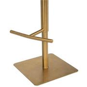 Bold White/Gold Adjustable Stool  alternate image, 9 of 9 images.