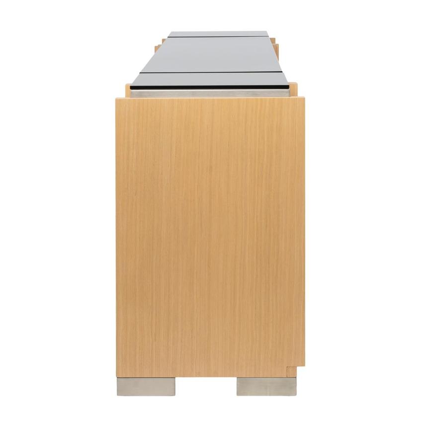 Teire Natural Electric Fireplace w/Cabinets  alternate image, 3 of 7 images.