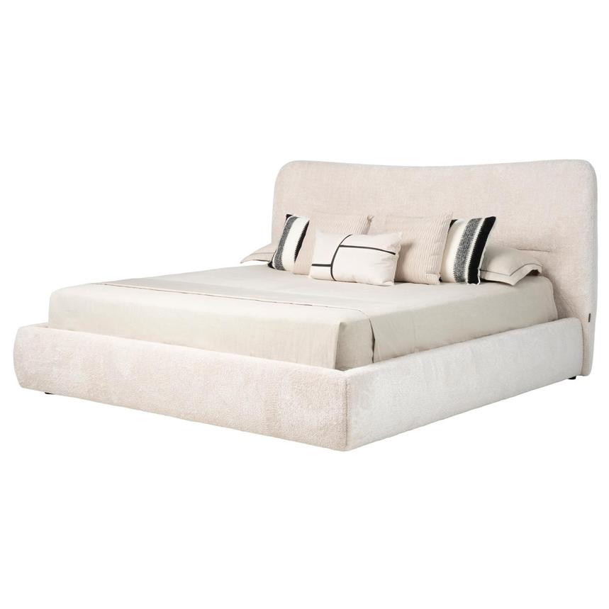 Arianna Ivory King Platform Bed main image, 1 of 10 images.
