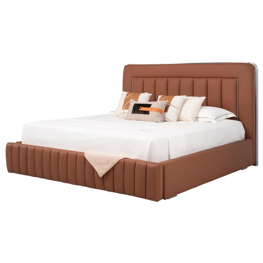 Matteo Brown Queen Storage Bed main image, 1 of 12 images.