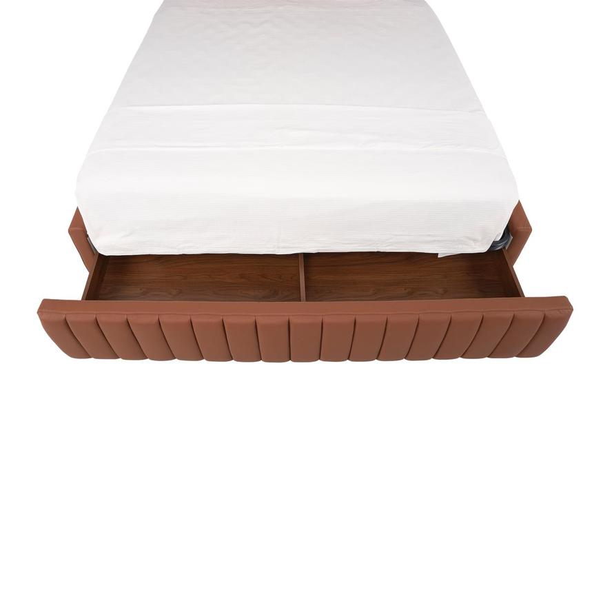 Matteo Brown Queen Storage Bed alternate image, 6 of 12 images.