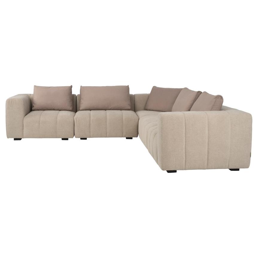 Chevron Sectional Sofa  alternate image, 3 of 8 images.