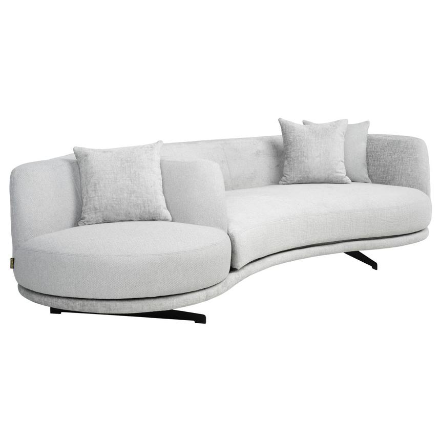 Rhea Gray Swivel Sofa alternate image, 4 of 11 images.
