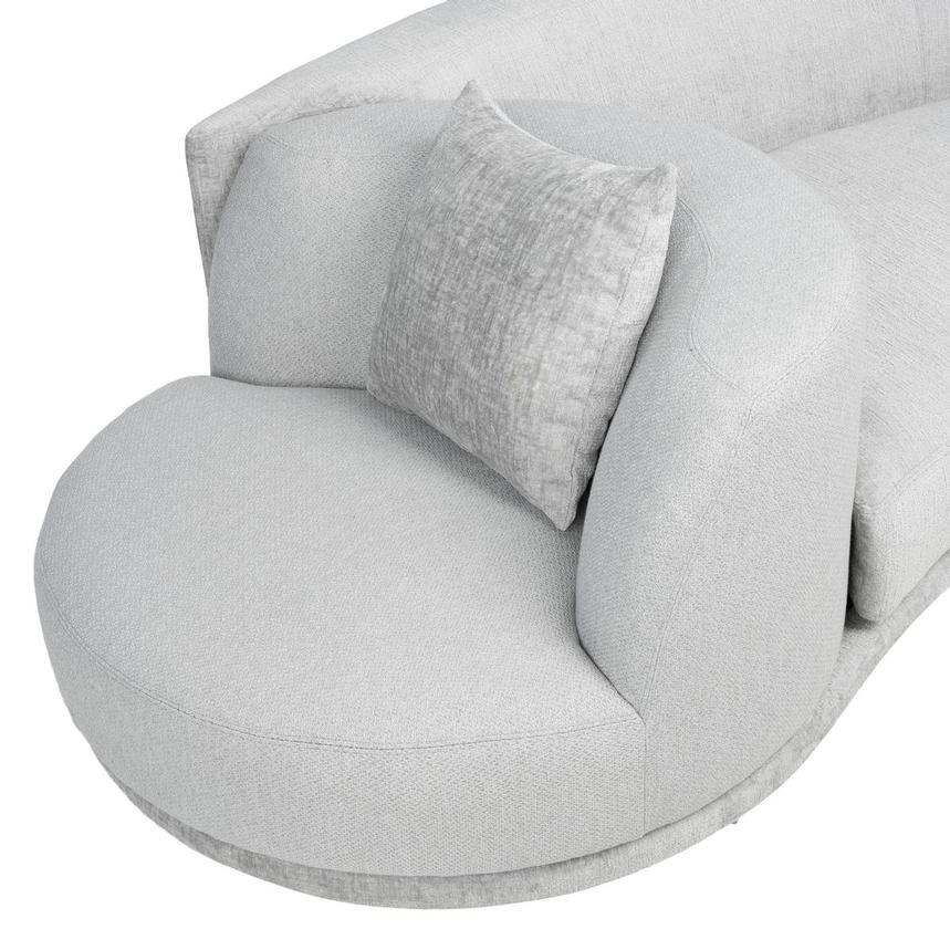 Rhea Gray Swivel Sofa  alternate image, 8 of 11 images.