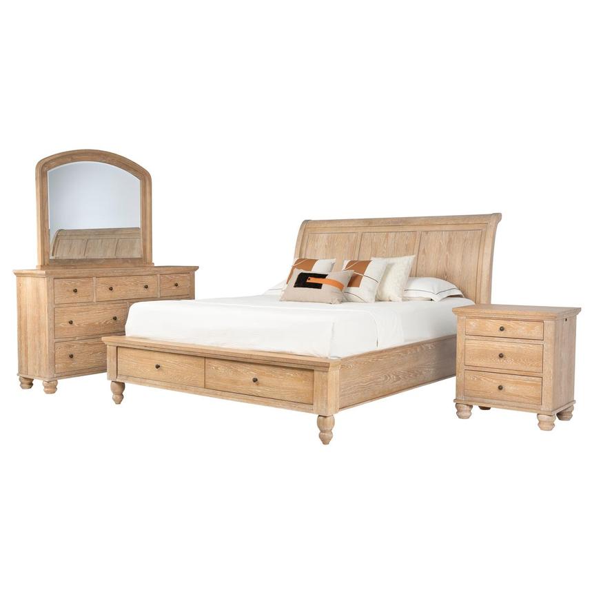 Almeria 4-Piece King Bedroom Set  main image, 1 of 5 images.