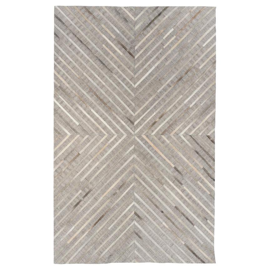 Vector  Brown Cowhide Patchwork 8' x 10' Area Rug  main image, 1 of 4 images.