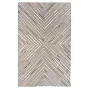 Vector Gray Cowhide Patchwork 5' x 8' Area Rug  main image, 1 of 5 images.