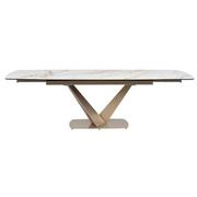 Chantelle Extendable Dining Table  alternate image, 4 of 9 images.