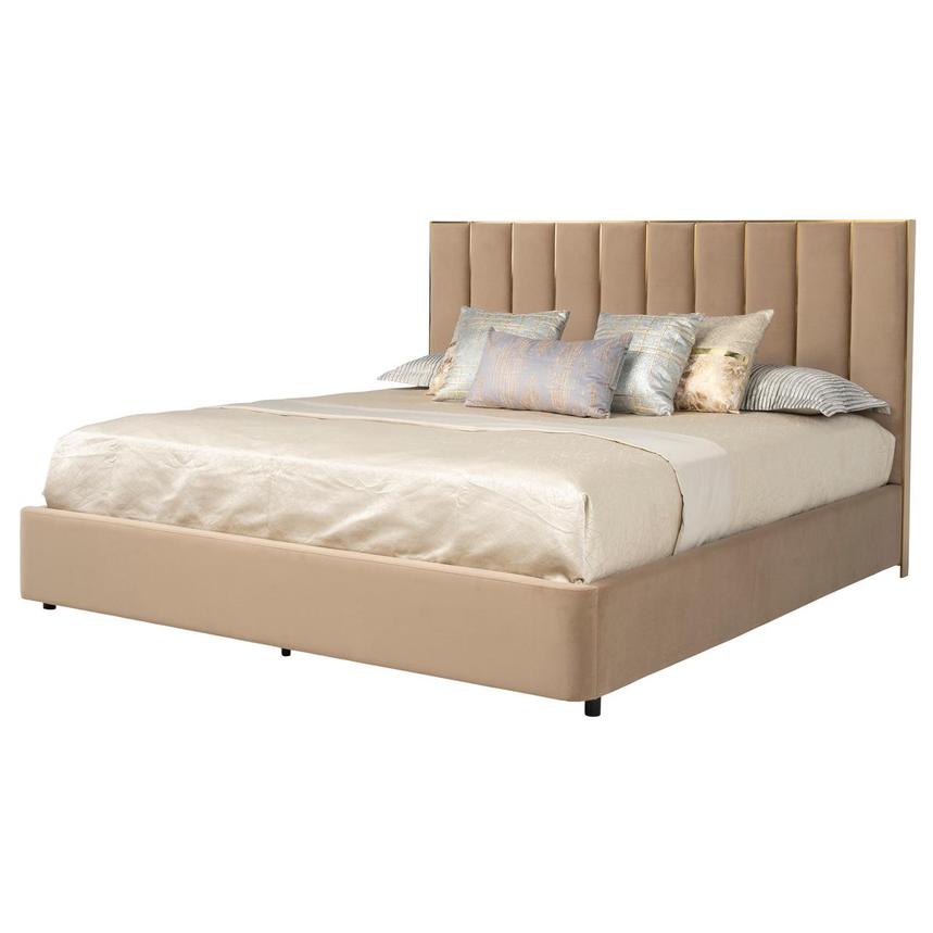 Linea Brown King Storage Bed  main image, 1 of 10 images.