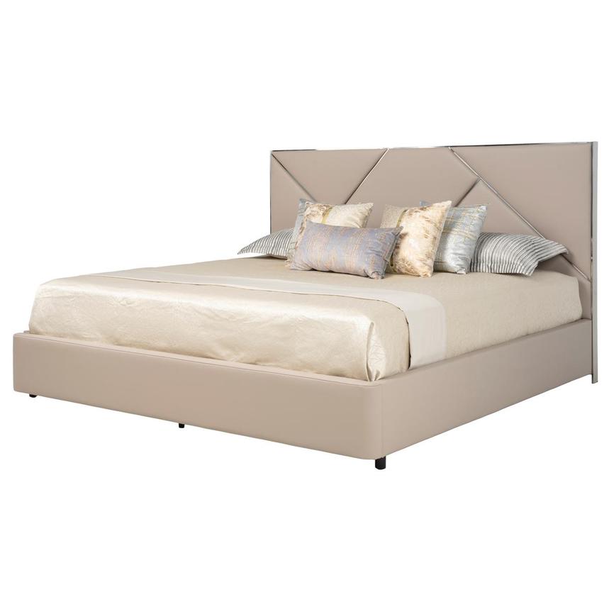 Orion Taupe King Storage Bed  main image, 1 of 9 images.