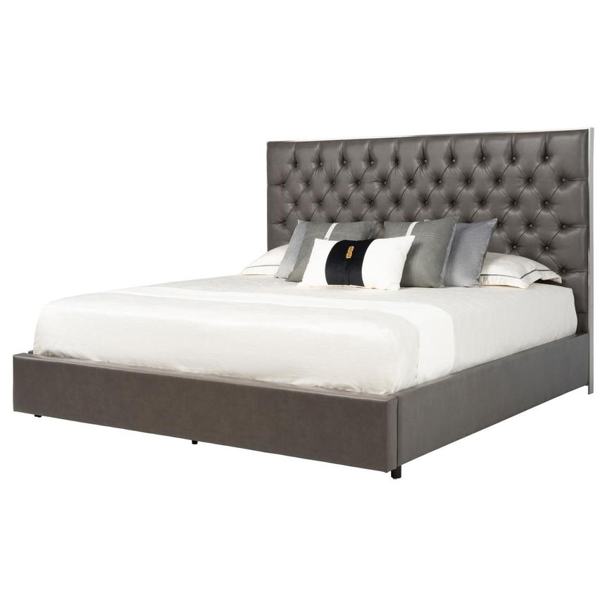 Veline Gray King Storage Bed  main image, 1 of 9 images.