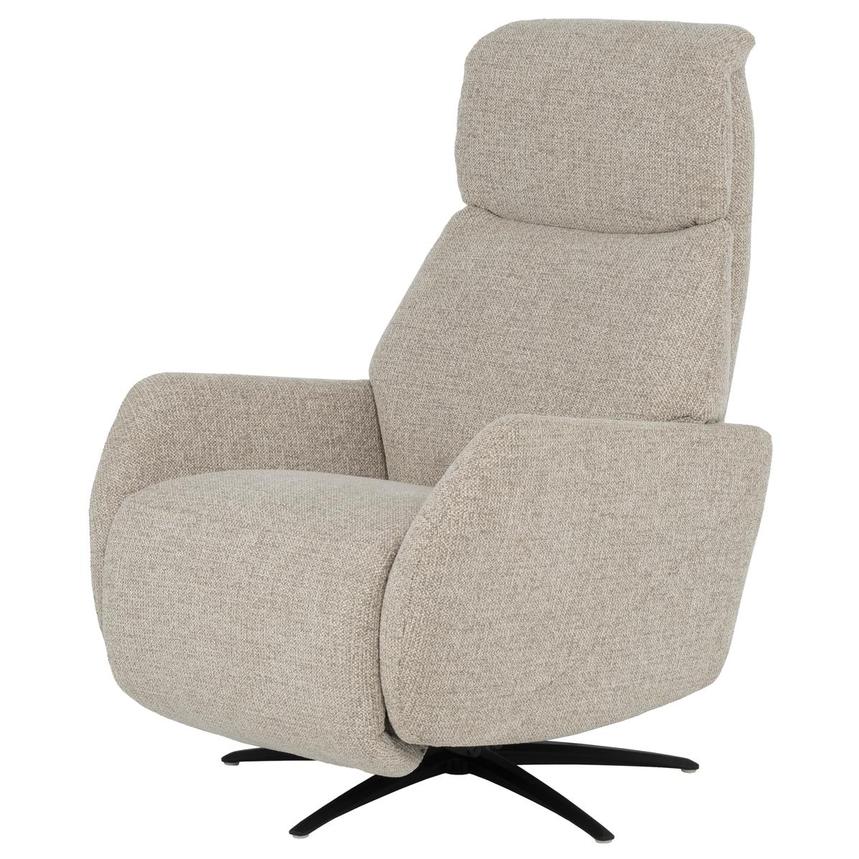Ezio Beige Power Swivel Recliner w/Massage main image, 1 of 11 images.