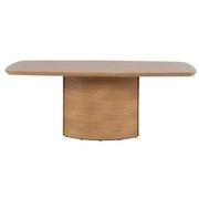 Adalyn Natural Rectangular Dining Table  alternate image, 2 of 7 images.