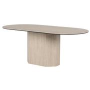 Alabaster Rectangular Dining Table  main image, 1 of 6 images.