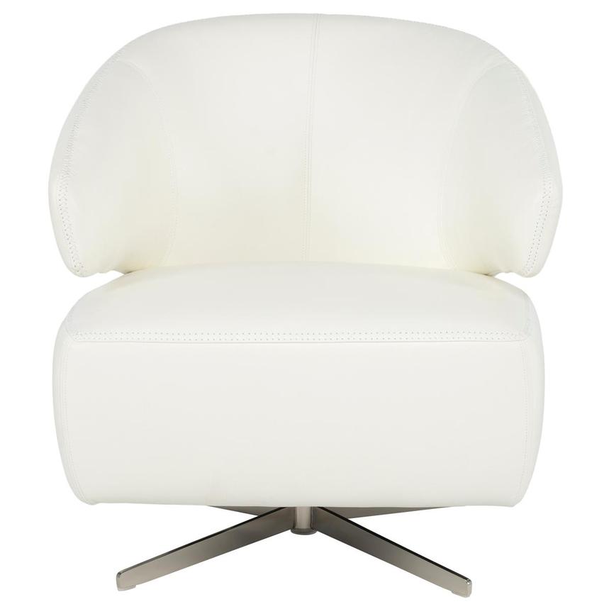 Tivona White Swivel Chair  alternate image, 3 of 9 images.