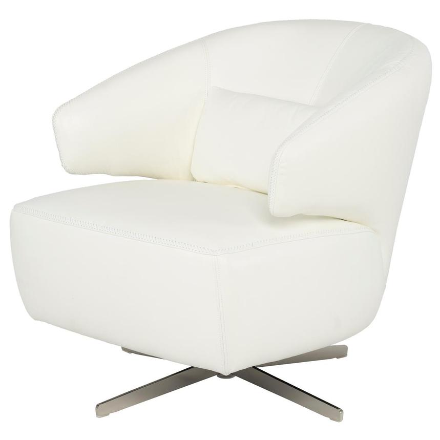 Tivona White Swivel Chair | El Dorado Furniture