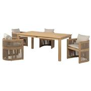 Cabo II 5-Piece Dining Set By Panama Jack  main image, 1 of 4 images.