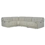 Graystone Leather Power Reclining Sectional with 4PCS/2PWR  main image, 1 of 9 images.