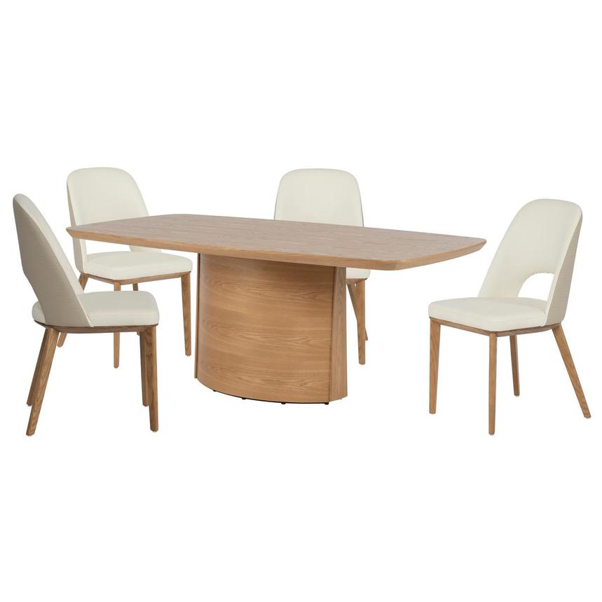 Adalyn Natural 5-Piece Dining Set  main image, 1 of 3 images.