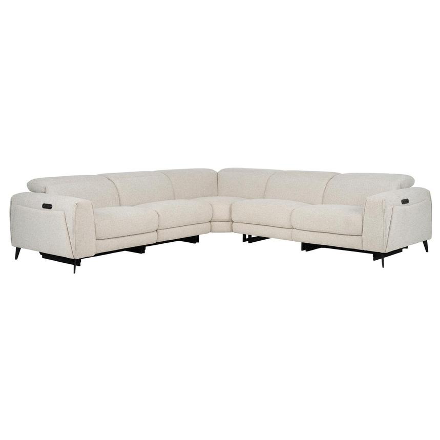 Luke Gray Power Reclining Sectional with 5PCS/2PWR  main image, 1 of 9 images.