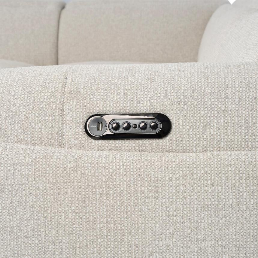 Luke Gray Power Reclining Sectional with 5PCS/3PWR alternate image, 9 of 9 images.