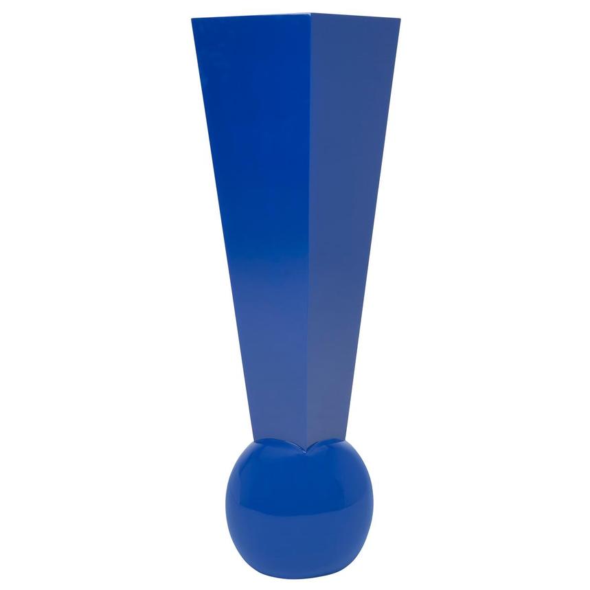 Exclamation Blue Vase  main image, 1 of 4 images.