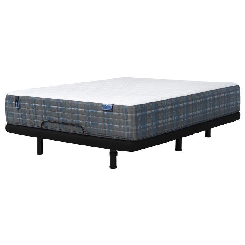 Salermo Gen2-Hybrid Plush Full Mattress w/Legra Powered Base by Carlo Perazzi