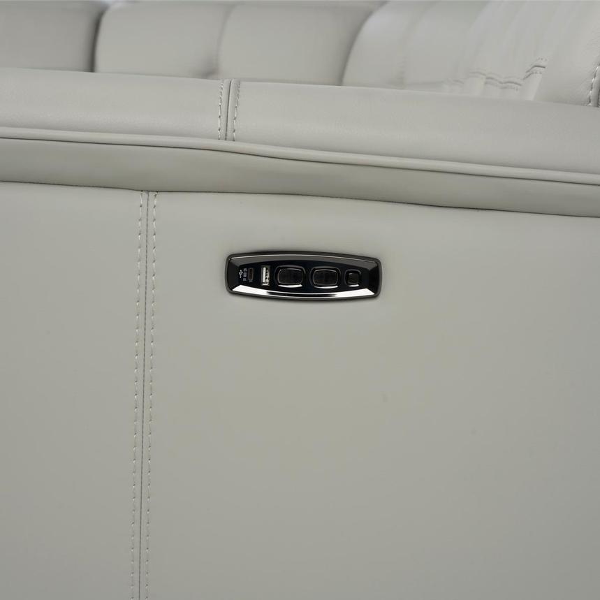 Graystone Gray Home Theater Leather Seating with 5PCS/3PWR  alternate image, 11 of 11 images.