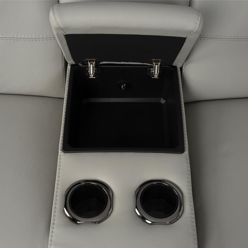 Graystone Gray Home Theater Leather Seating with 5PCS/3PWR  alternate image, 6 of 11 images.