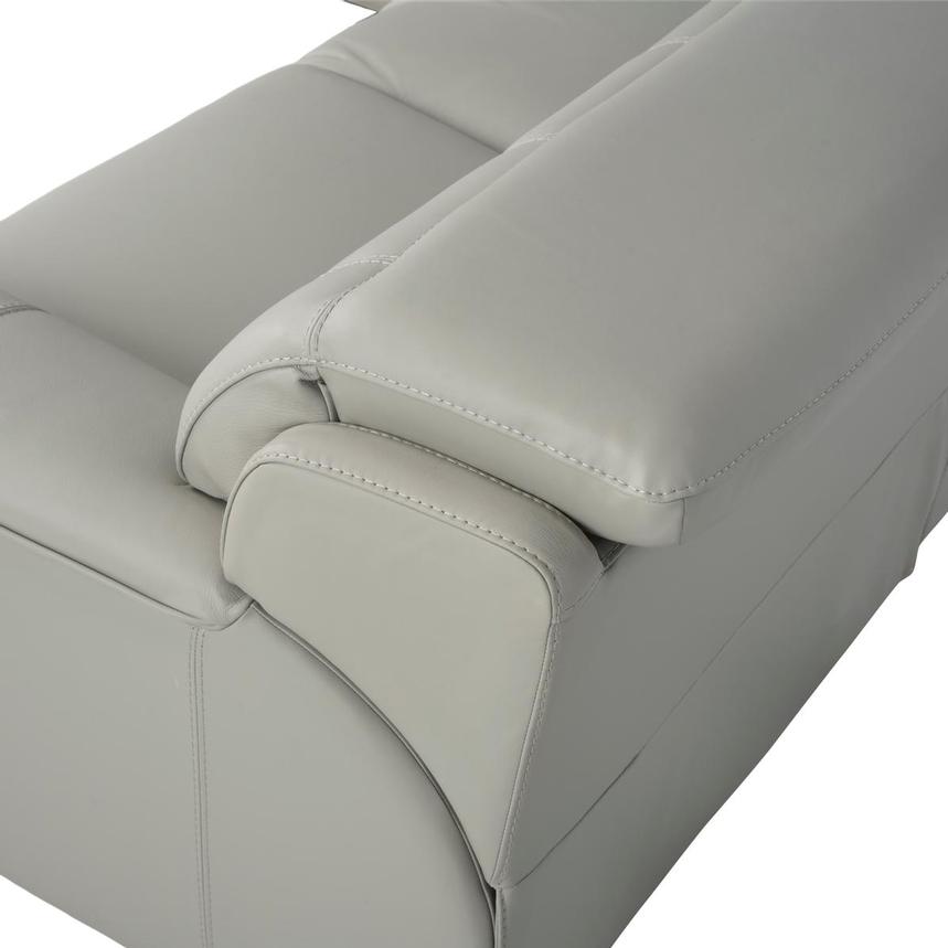 Graystone Gray Home Theater Leather Seating with 5PCS/3PWR alternate image, 7 of 11 images.