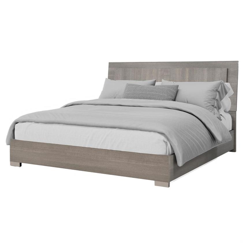 Tivo Gray King Panel Bed | El Dorado Furniture