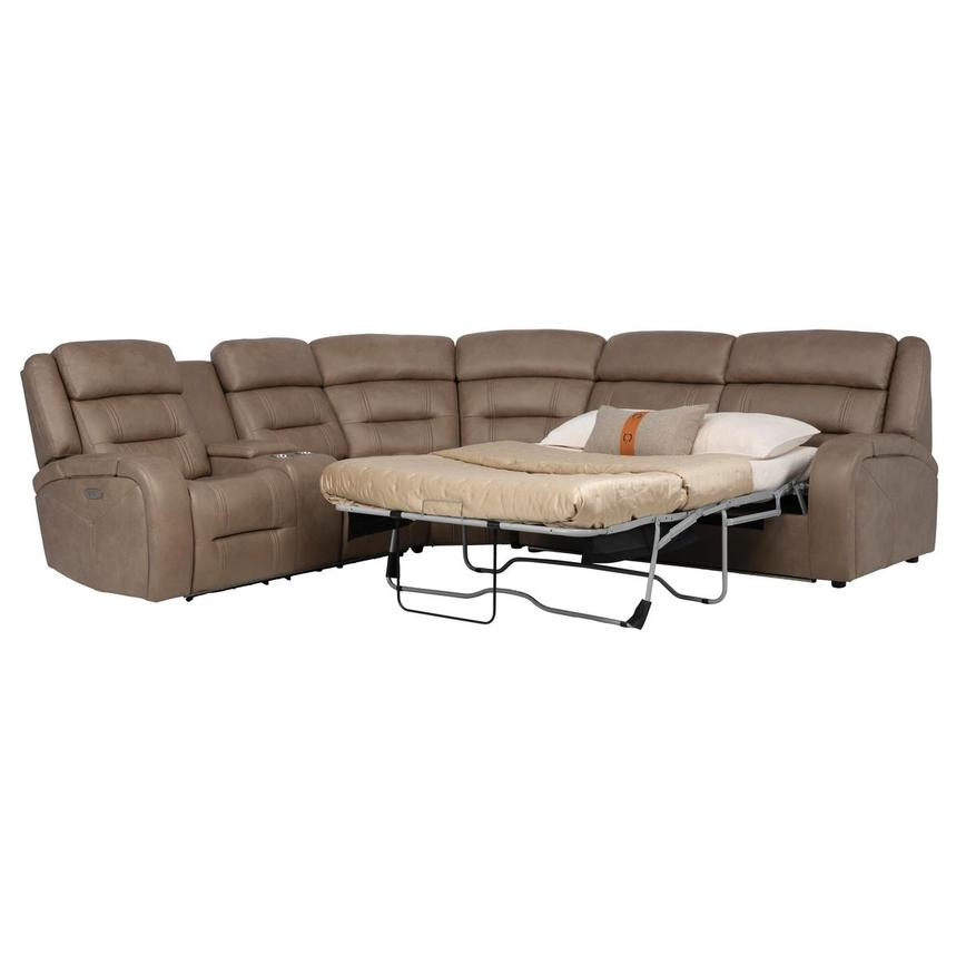 Rock Power Reclining Sleeper Sectional with 5PCS/2PWR  alternate image, 3 of 14 images.