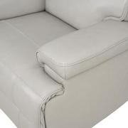 Alex Gray Leather Power Recliner  alternate image, 9 of 12 images.