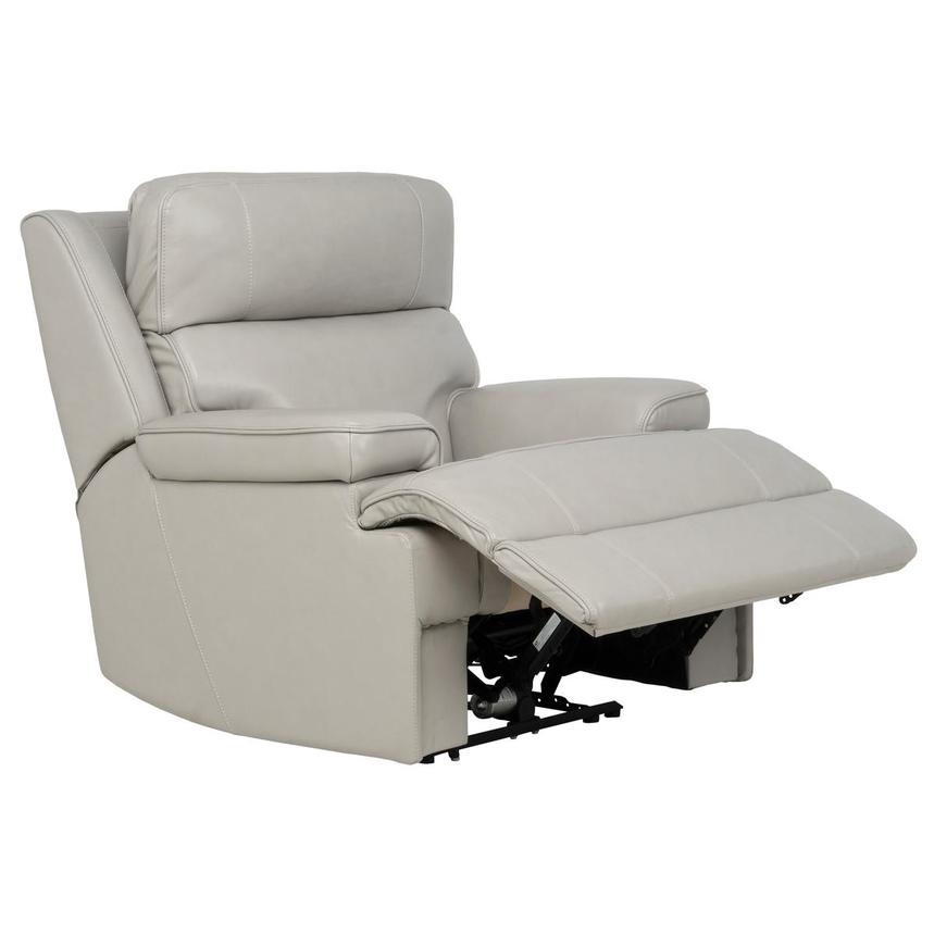 Alex Gray Leather Power Recliner alternate image, 4 of 12 images.