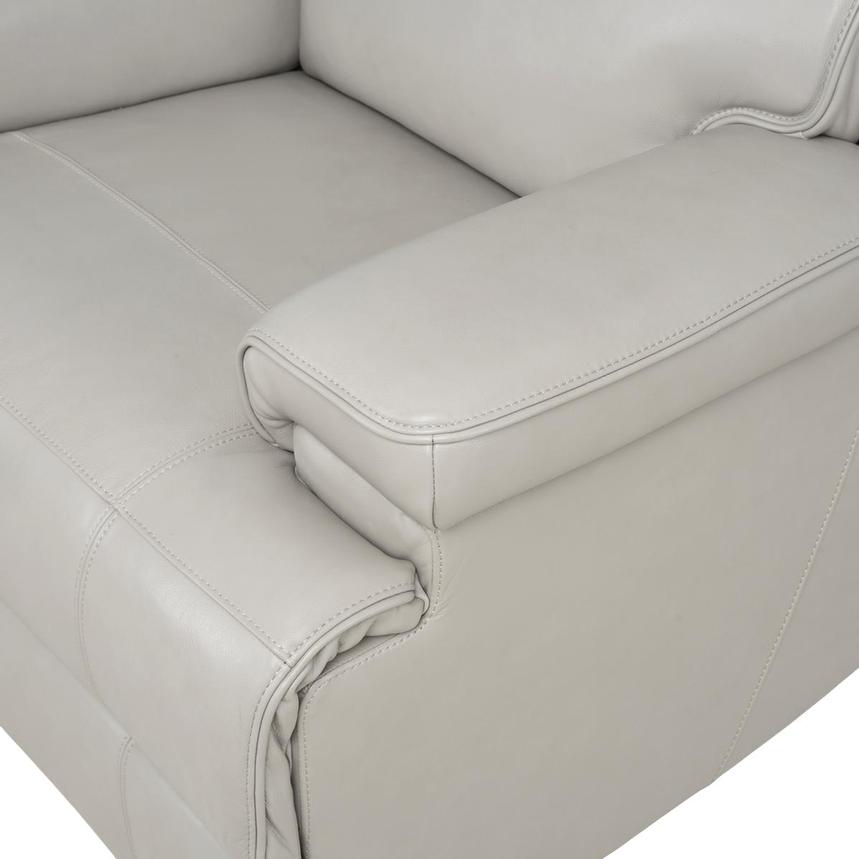 Alex Gray Leather Power Recliner alternate image, 9 of 12 images.