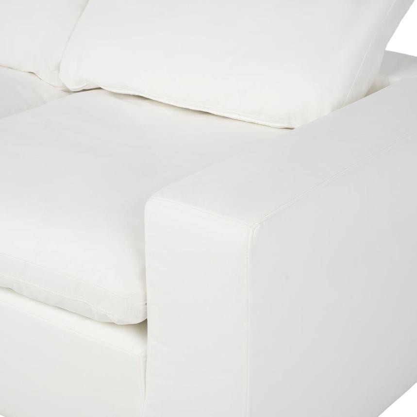 Nube White Corner Sofa with 6PCS/3 Armless Chairs  alternate image, 6 of 13 images.