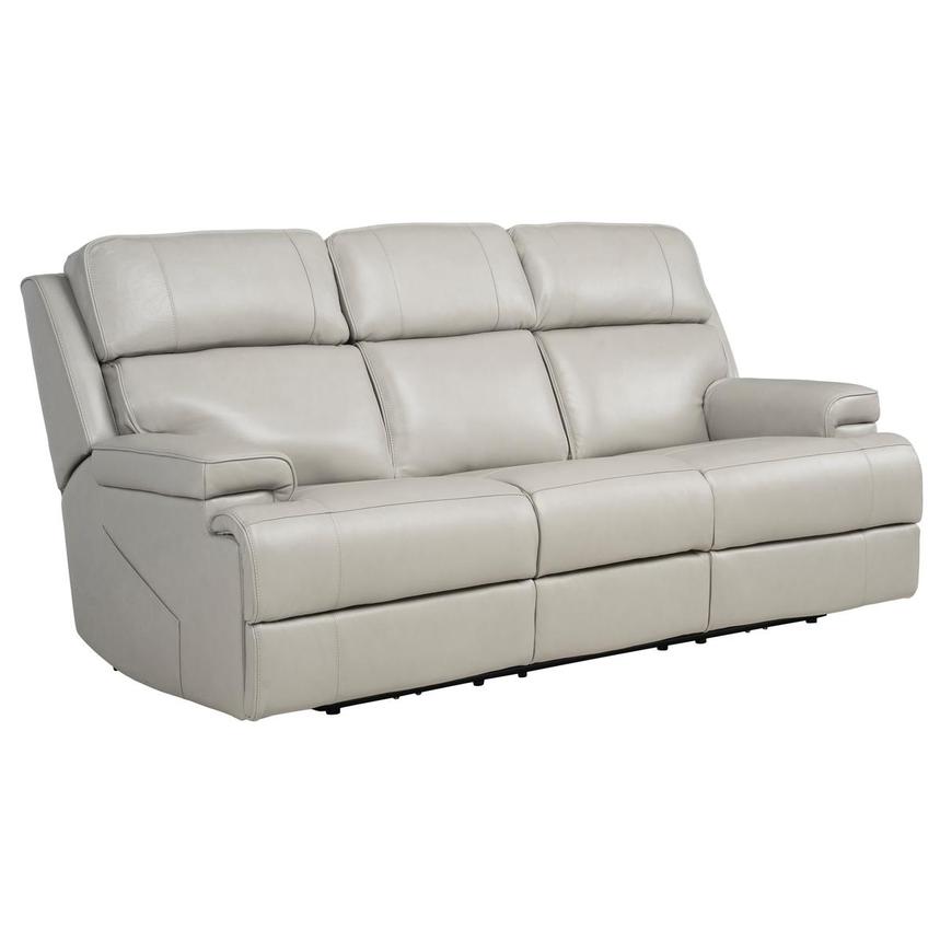 Alex Gray Leather Power Reclining Sofa  alternate image, 3 of 12 images.